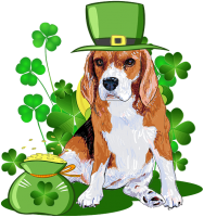 a st. patrick's day dog